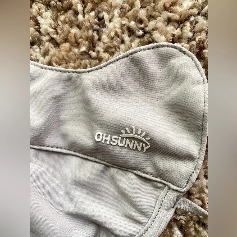 UV protection face Mask by Oh Sunny light Grey Breathable unisex New